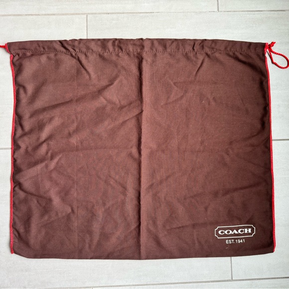 Vintage Coach Weekender Black Leather Tote Bag - Picture 13 of 13